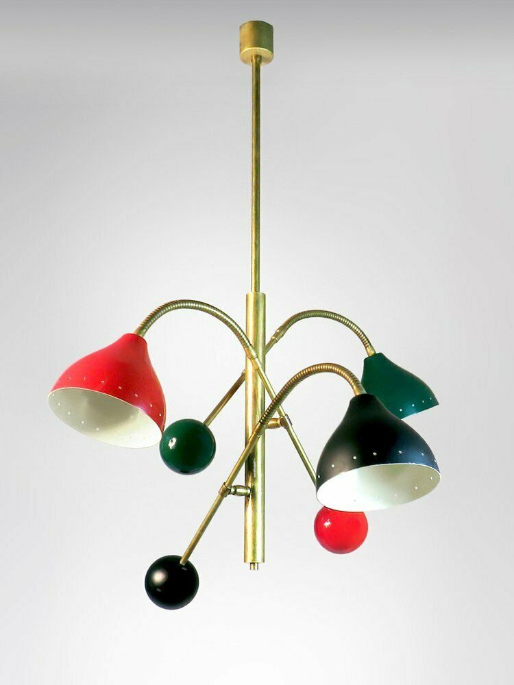Mid Century Chandelier With Flexible Arms, 1960s photo furniture