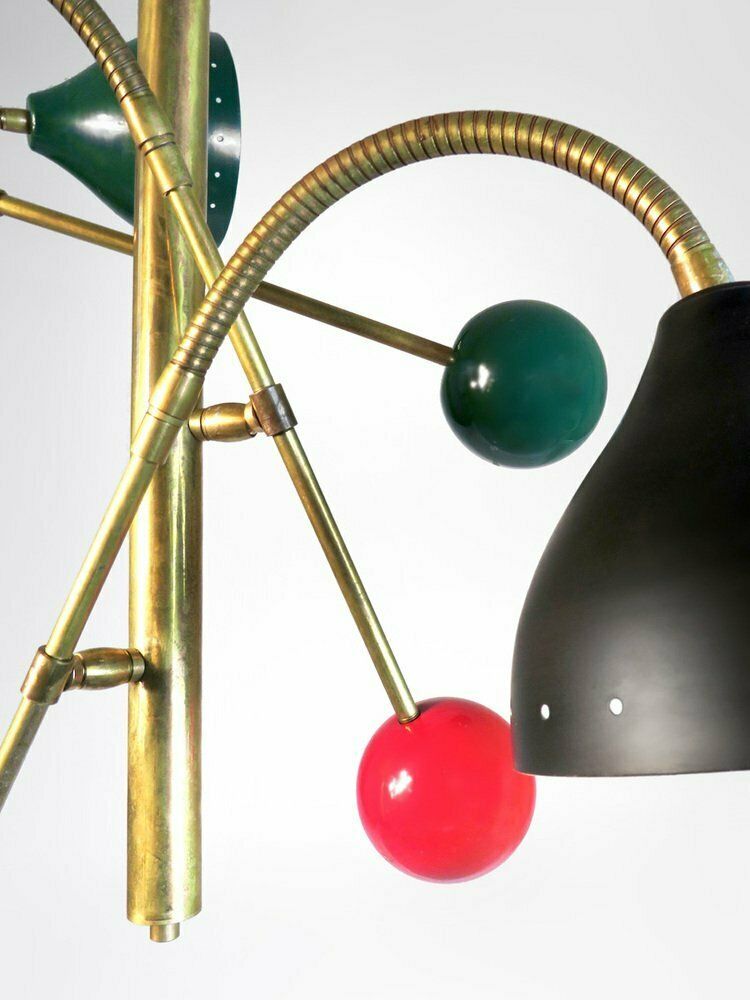 Mid Century Chandelier With Flexible Arms, 1960s photo Lighting
