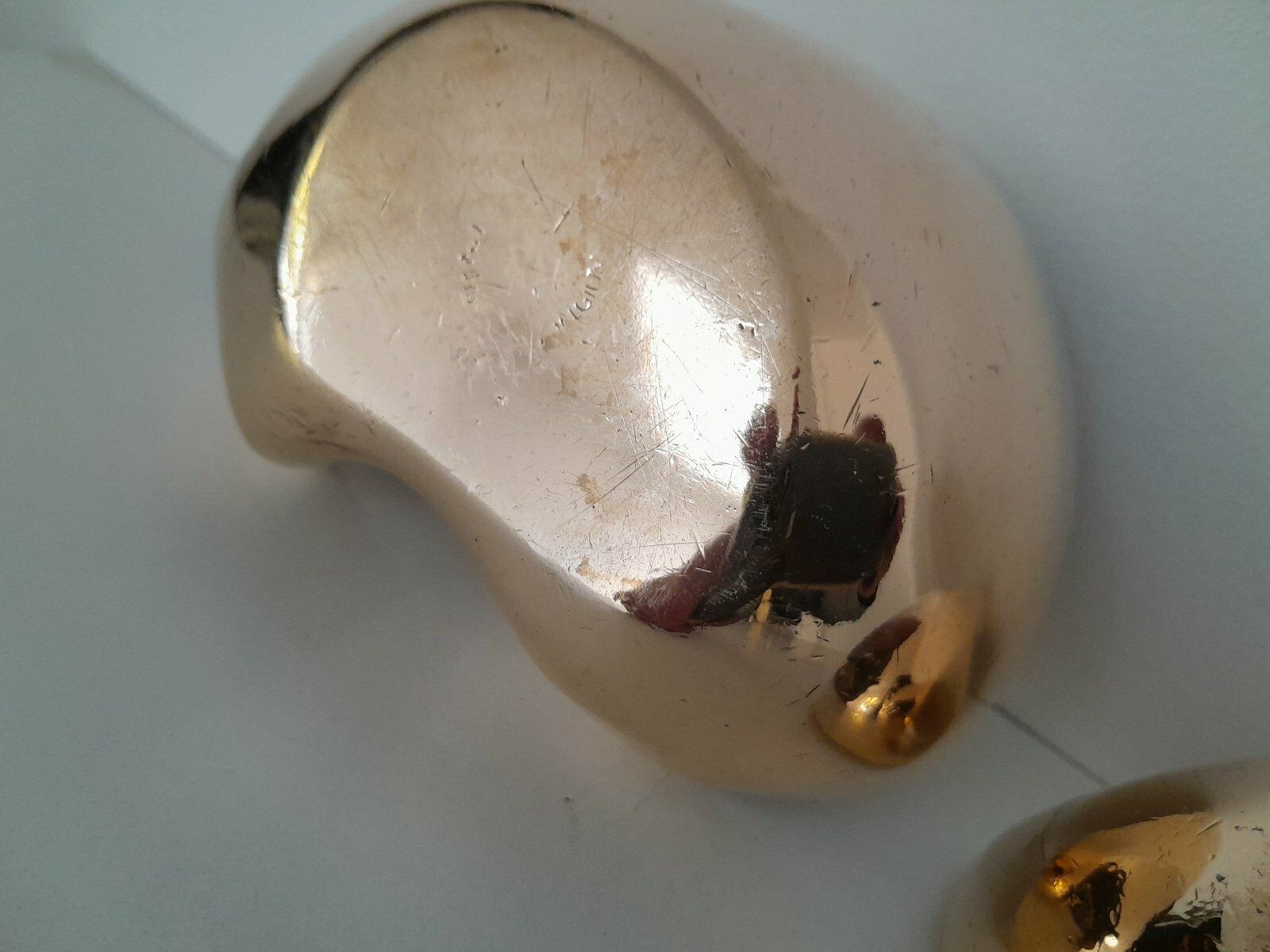 Home Decor Belgian Polished Bronze Vide Poches In The Style Of Ado Chale, 1970s, Set Of 3 photo
