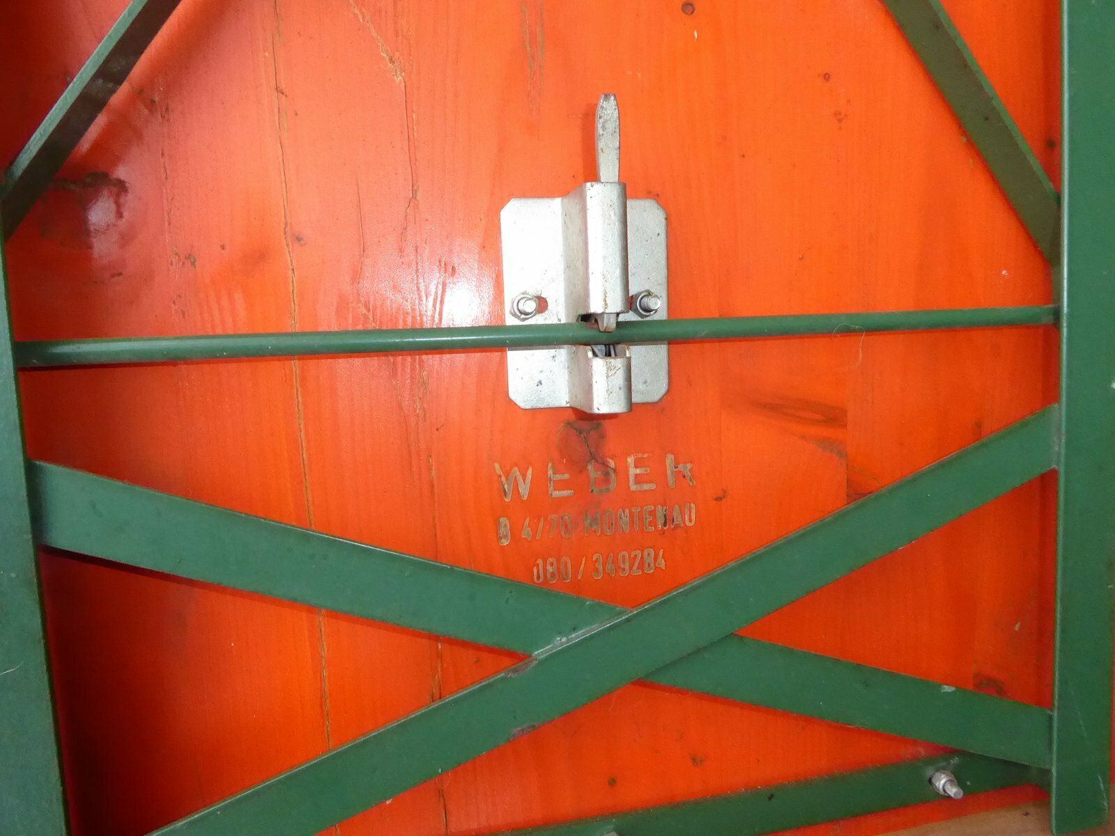 Large Industrial Folding Table From Weber, 1970s photo furniture