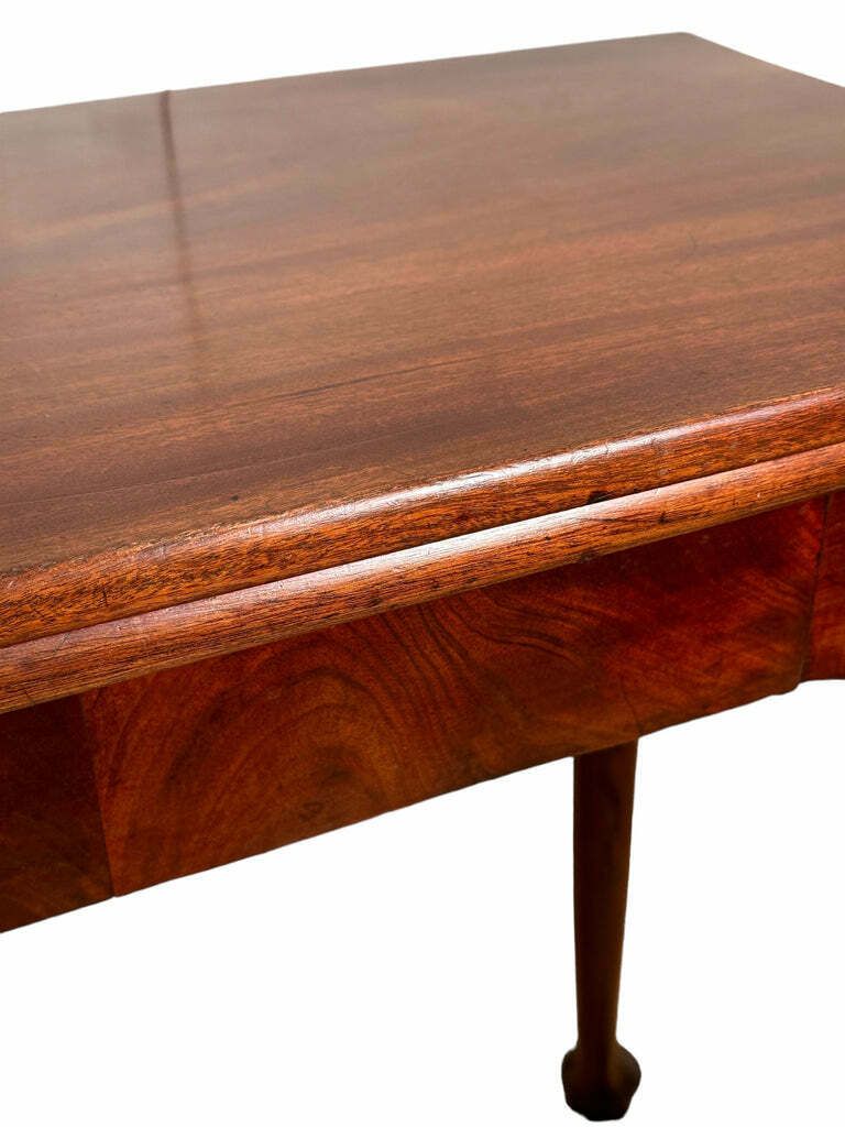 Early Antique Georgian Irish Tea/Card/Console Single Leg Extending Table Of Exceptional Quality Circa 1750 photo Furniture