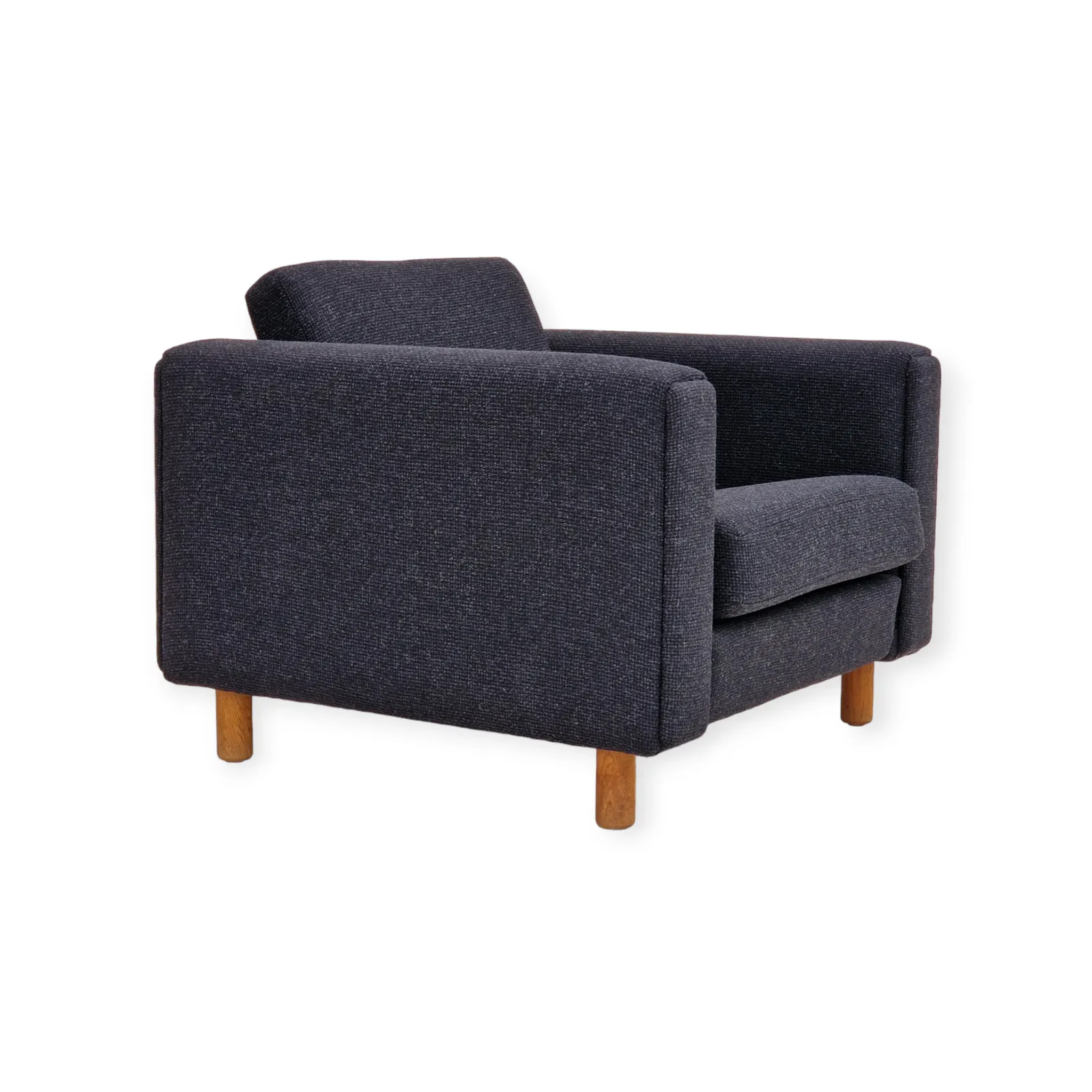 1970s, Danish Design By H.J. Wegner, Reupholstered Armchair, Model Ge300.