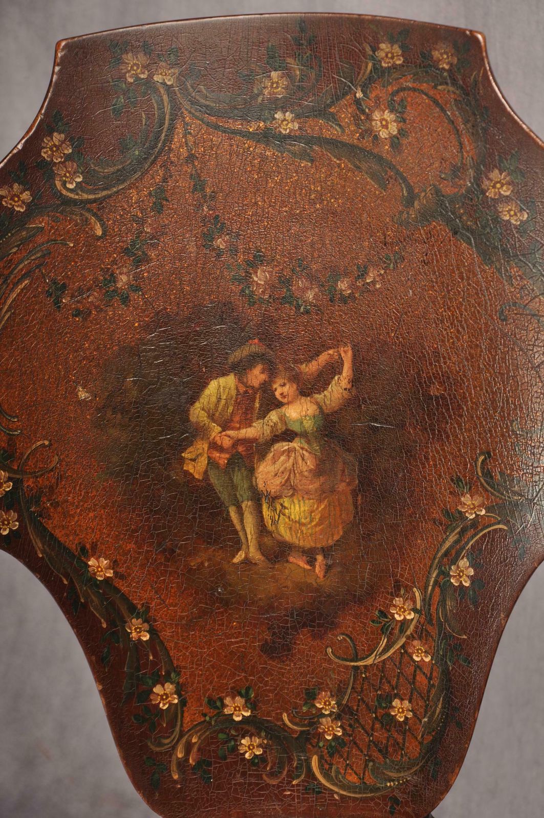 Fine Painted Mahogany Edwardian Armchair photo for sale