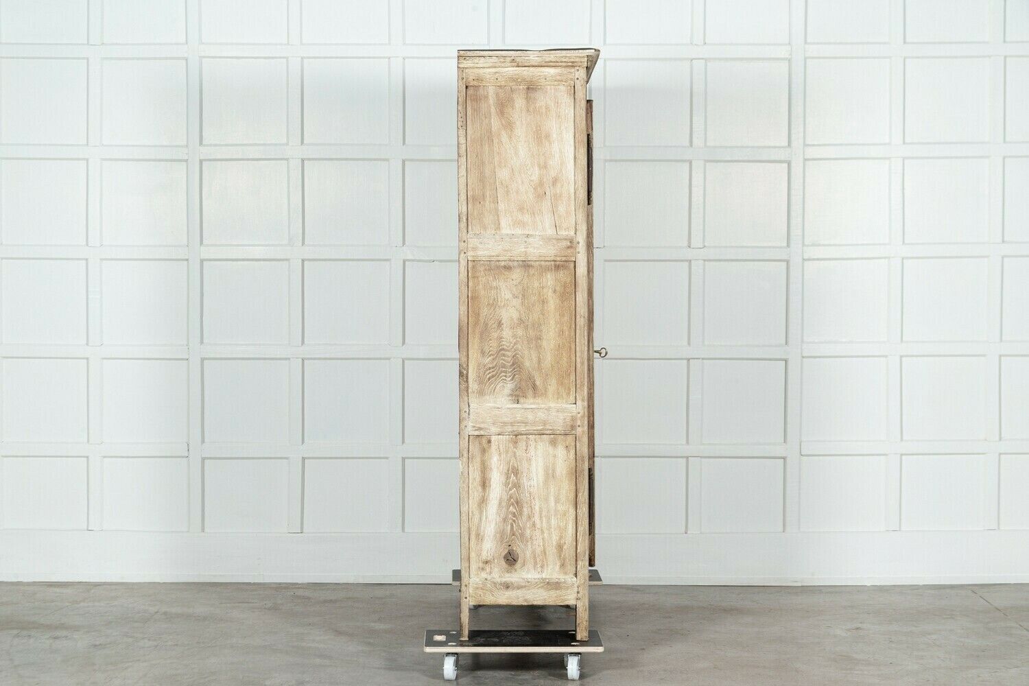 Large 19thc French Provincial Bleached Oak Armoire photo buy