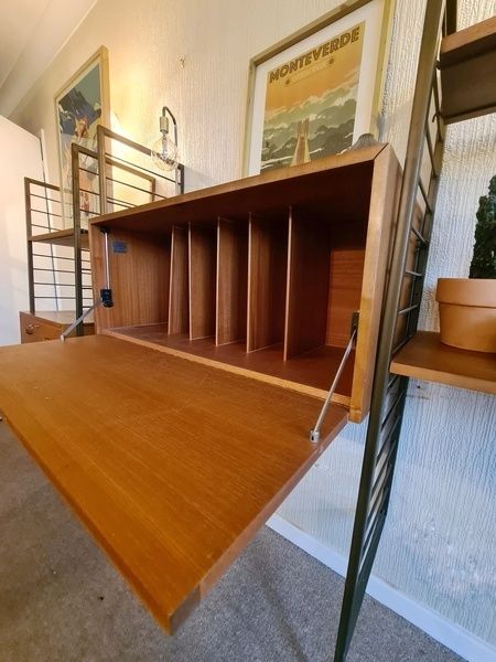 Four Bay Mid Century Ladderax Units photo for sale