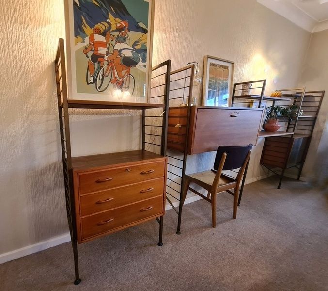 photo furniture Four Bay Mid Century Ladderax Units