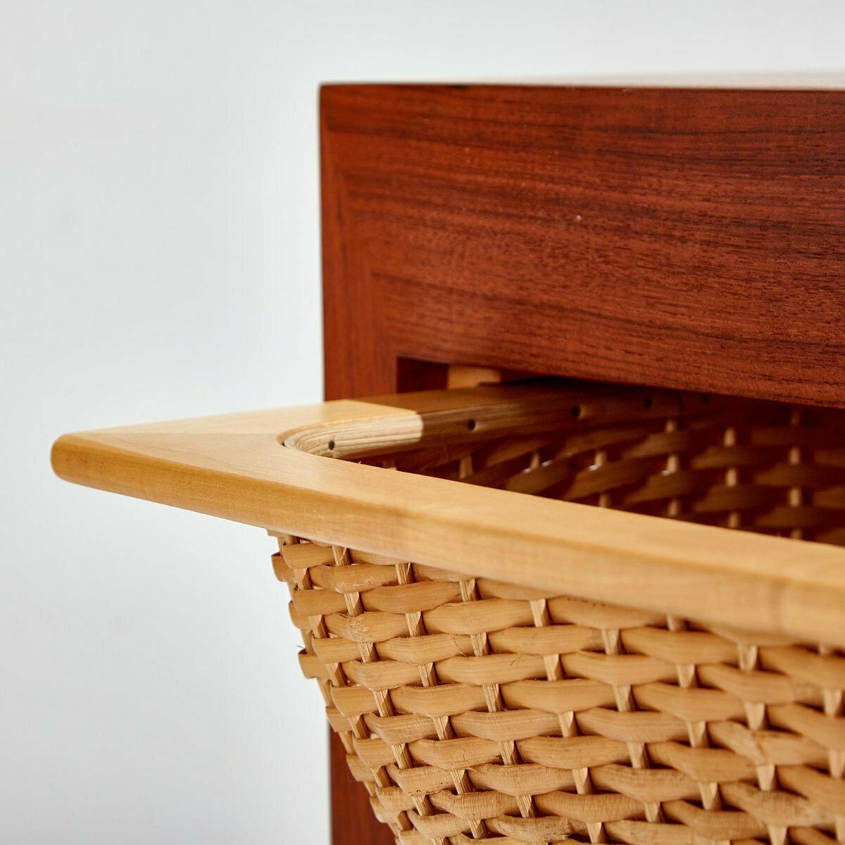 Teak Sewing Table By Severin Hansen For Haslev Furniture Factory, 1960s photo vinterior