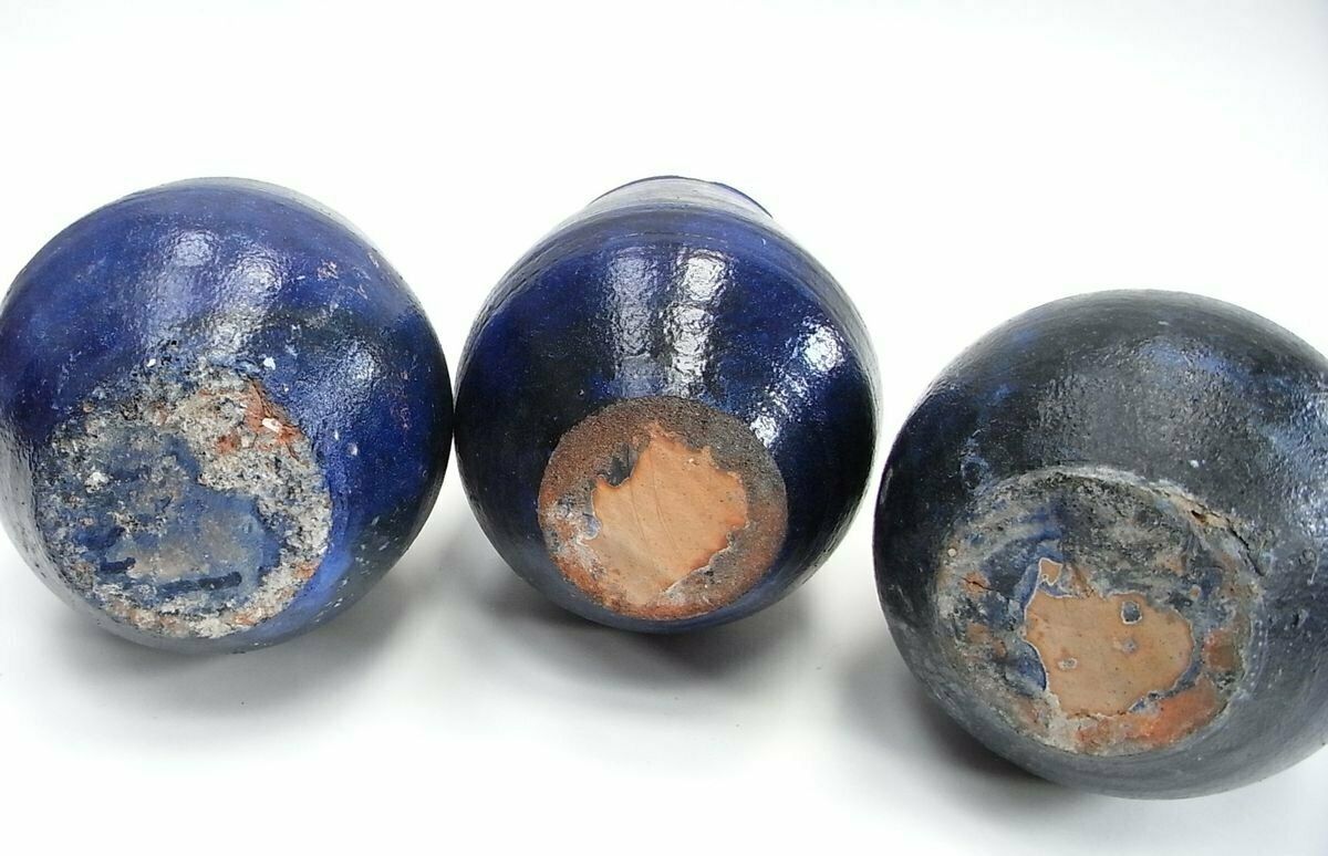 Home Decor Majolica Yves Planters By Gunter Lambert, 1990s, Set Of 3 photo