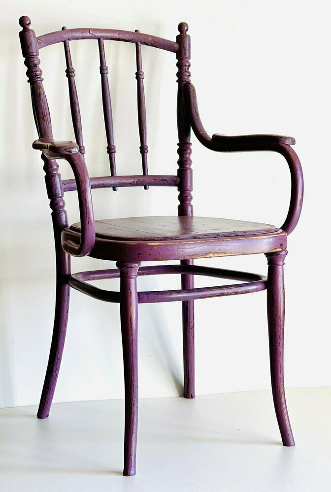 photo furniture Vintage Painted Oak Armchair