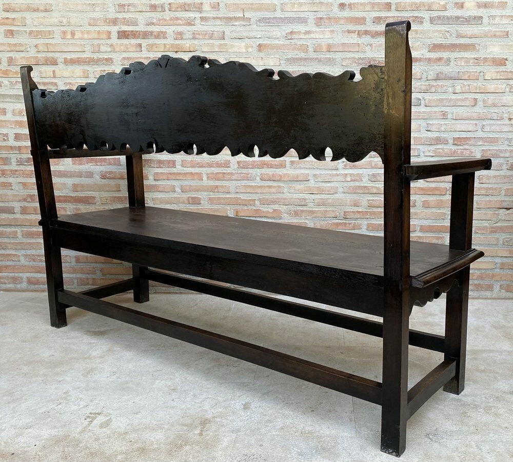 photo vinterior Vintage French Bench In Wood, 1920