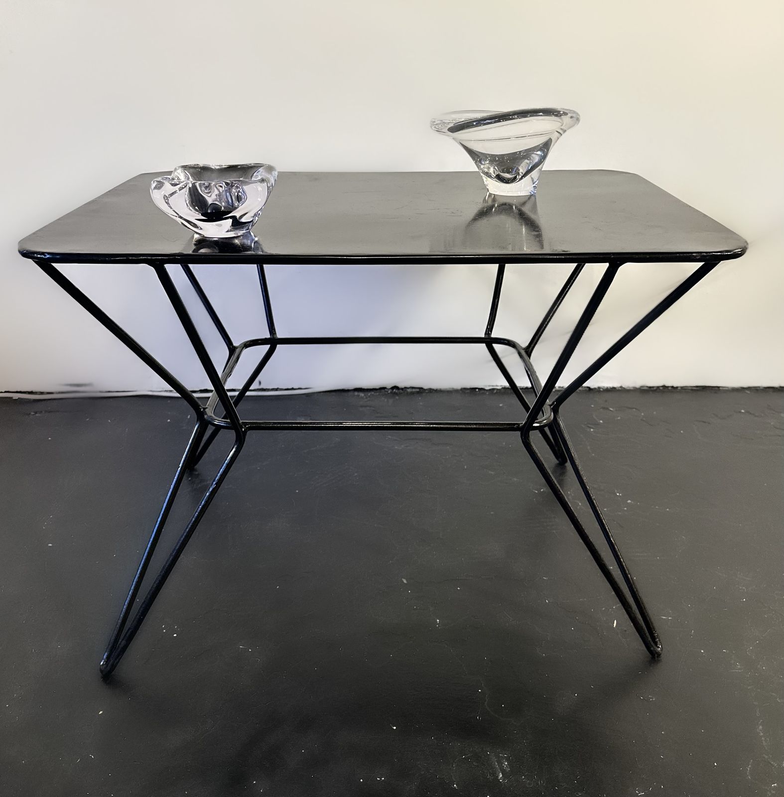 Black French Iron Table, 1950, 1950s photo furniture