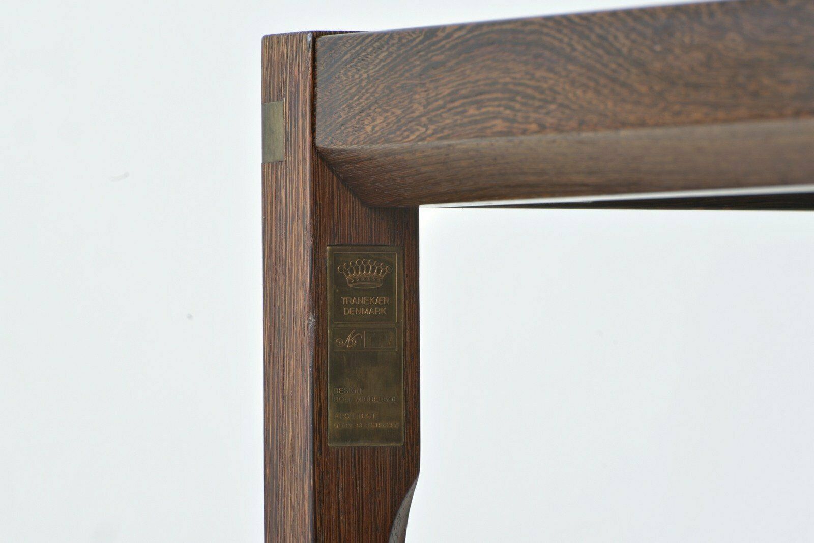 Wenge Side Table By Gorm Lindum Christensen & Rolf Middelboe For Tranekær, Denmark, 1970s photo 3367.0