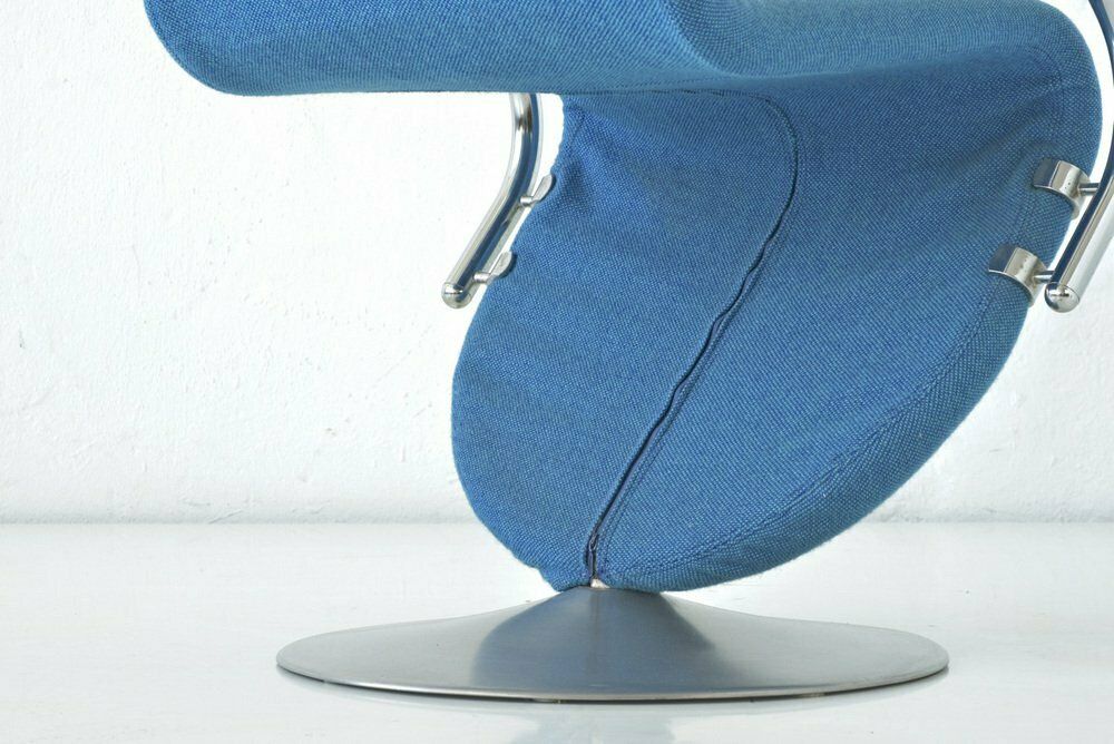 1 2 3 Series Highback Chair By Verner Panton For Fritz Hansen, Denmark, 1973 photo for sale
