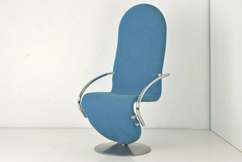 4205.0 1 2 3 Series Highback Chair By Verner Panton For Fritz Hansen, Denmark, 1973 photo