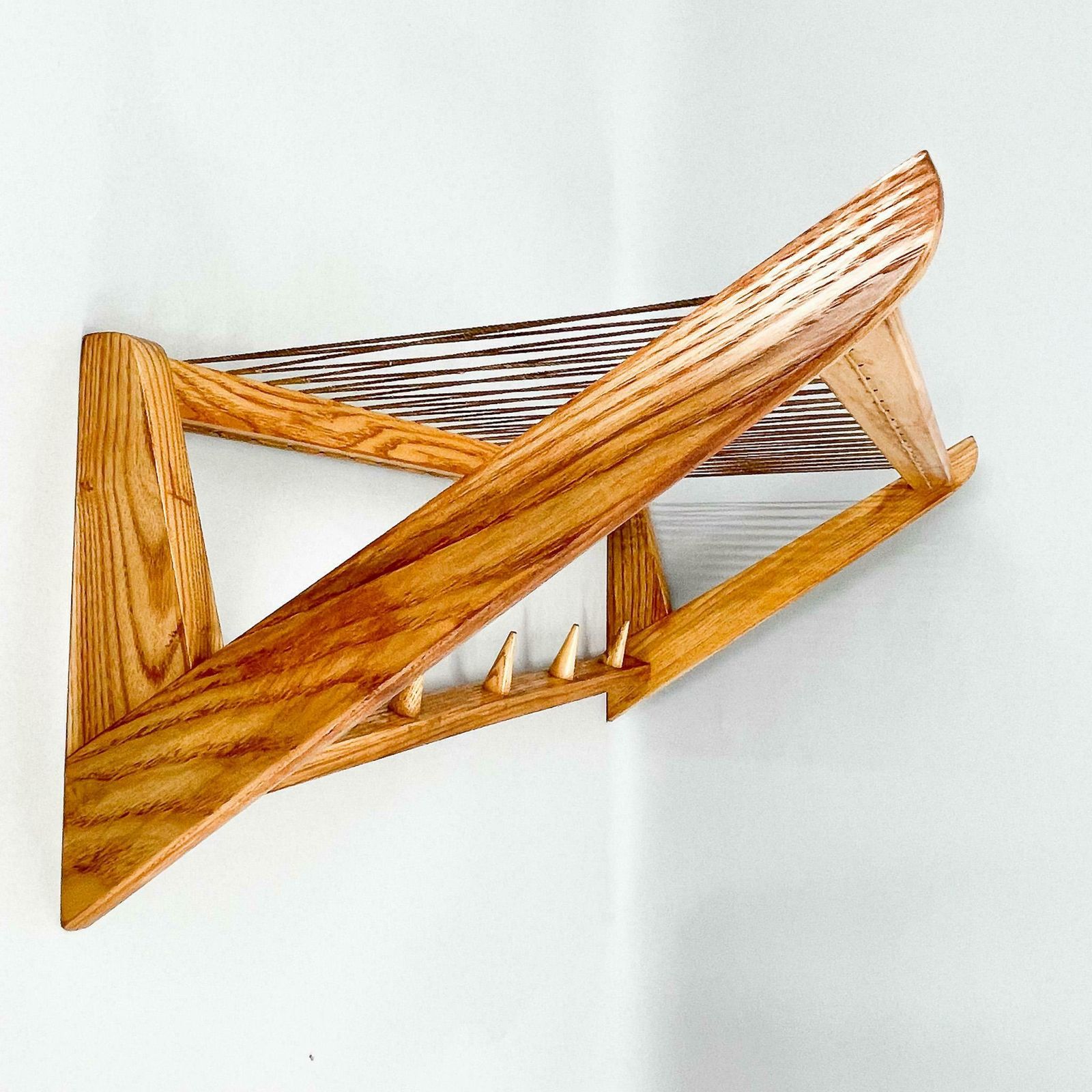 Mid Century Wooden Wall Hanger By Uluv, Czechoslovakia, 1960s photo furniture