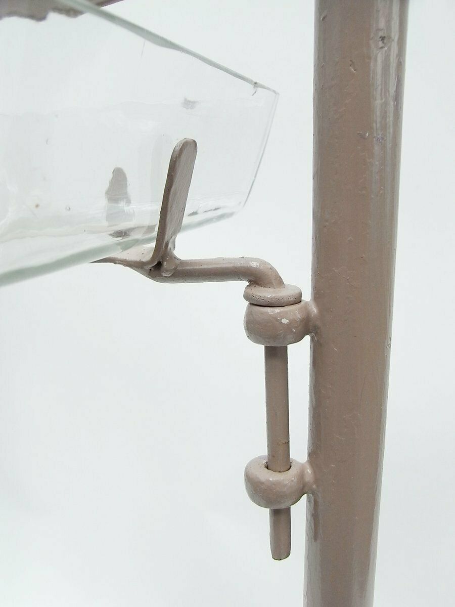 photo vintage Mid Century Hospital Side Table