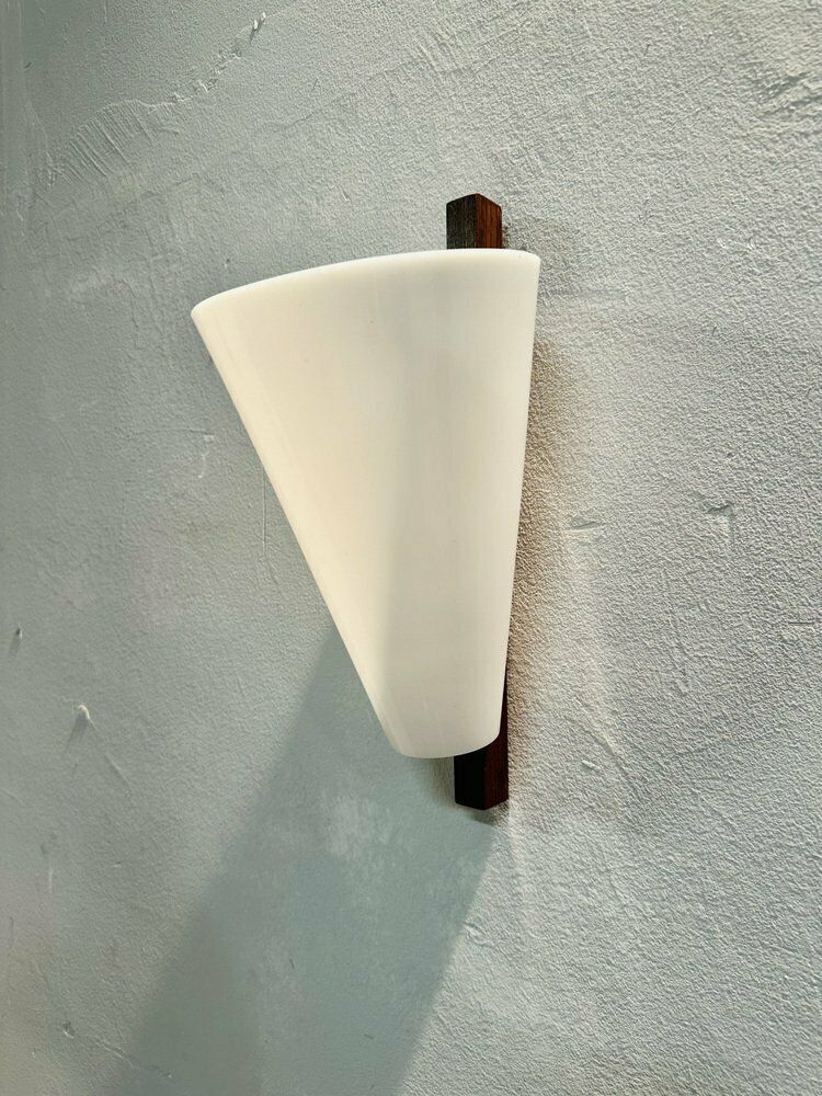 Teak And Acrylic Glass Wall Light By Hans Agne Jakobsson For Markaryd, 1950s photo furniture