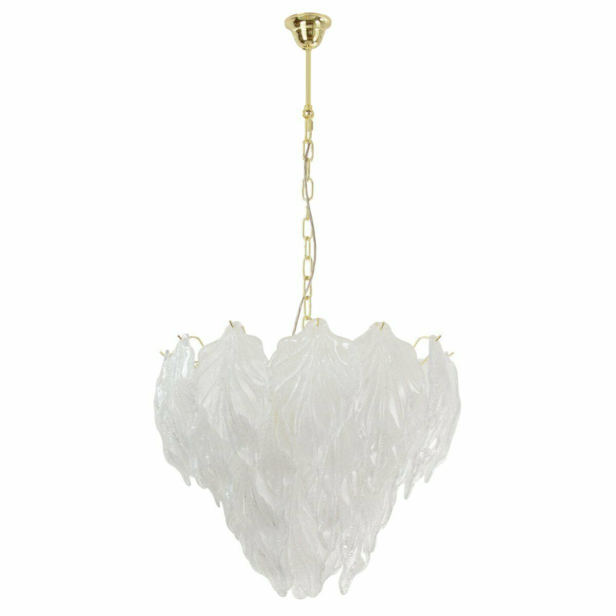 Suspension Chandelier In Crystal Coloured Murano Glass, Italy, 1990s