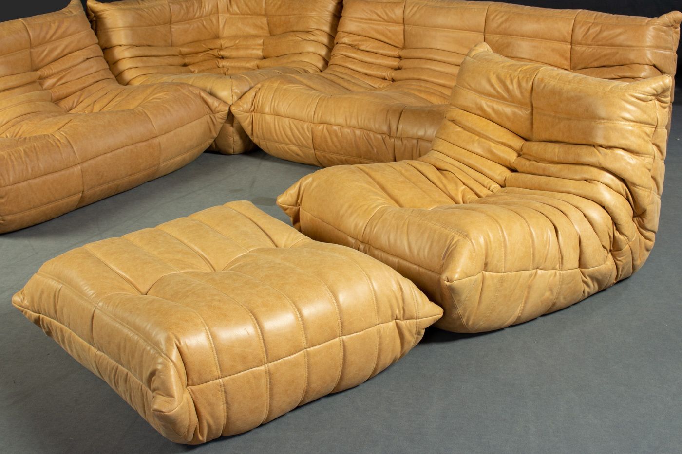 5 Pieces Togo Set By Michel Ducaroy For Ligne Roset photo for sale