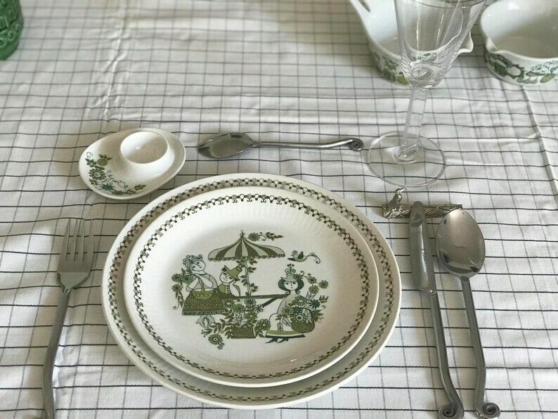 Figgjo Flint 4 Borden Market Turi Scandinavian Design Dessert photo Woonaccessoires