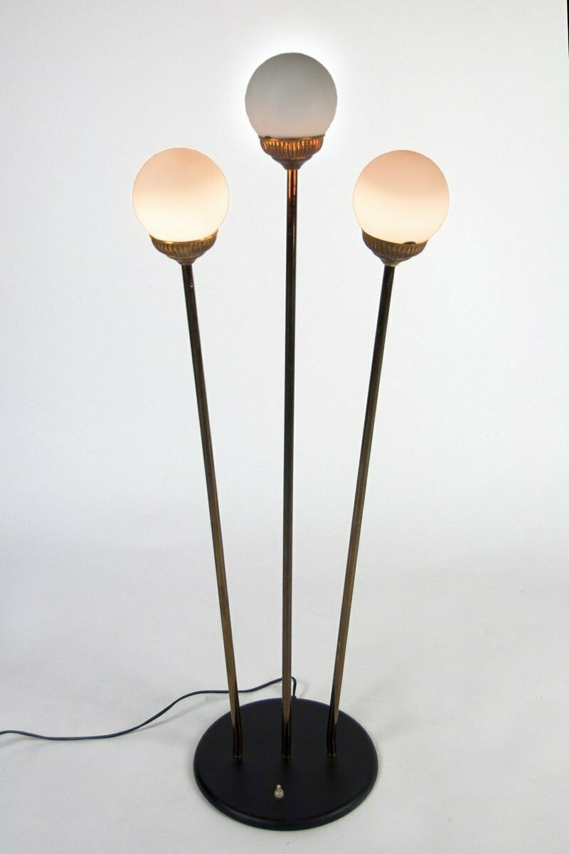 Mid Century Italian Globe Floor Lamp From Stilnovo, 1950s photo furniture