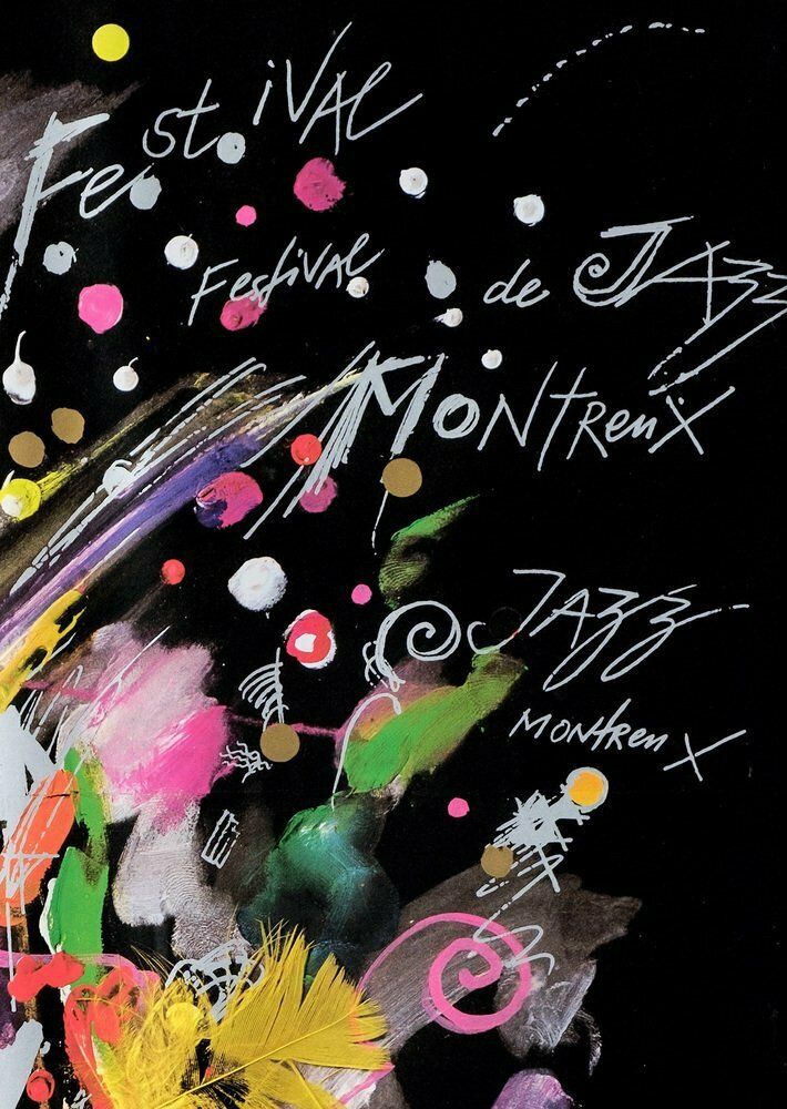 Jean Tinguely Montreux Jazz Festival 1982 Silkscreen 1980s photo Art