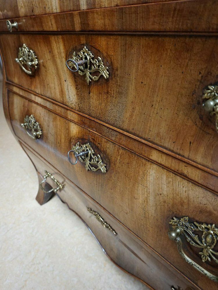 Dutch Bombe Cylinder Secretaire, 1700s photo 2313.0
