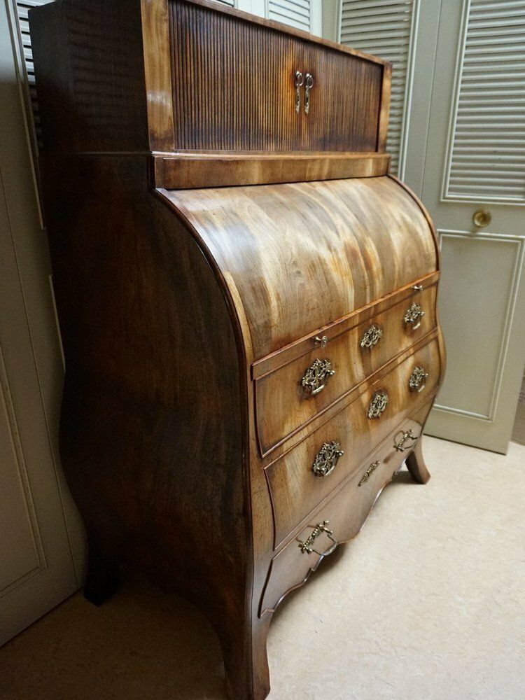 Dutch Bombe Cylinder Secretaire, 1700s photo vinterior