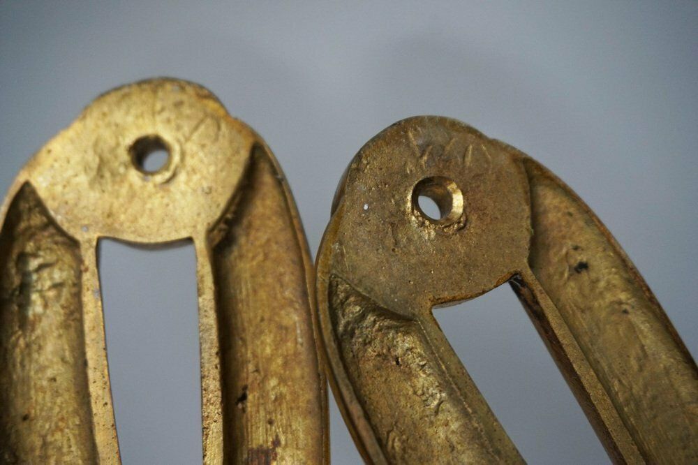 photo vintage Large 19th Century French Gilt Bronze Knot, Tassel & Ribbon Wall Lights Sconces, Set Of 2