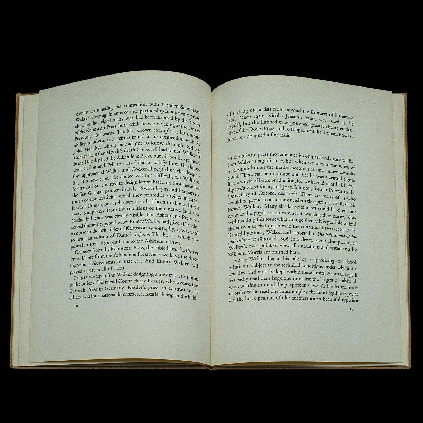 Vintage Biography, Sir Emery Walker, Danish, Limited Edition, English Language photo vinterior