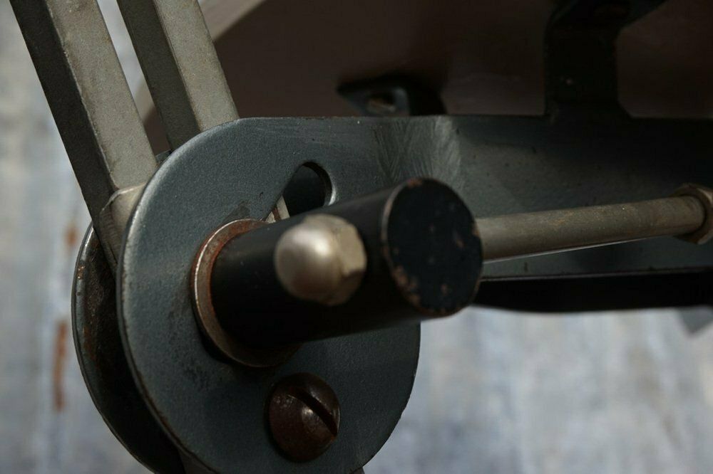 photo vintage Swedish Industrial Architect Work Desk Chair By John Odelberg & Anders Olsen, 1940s