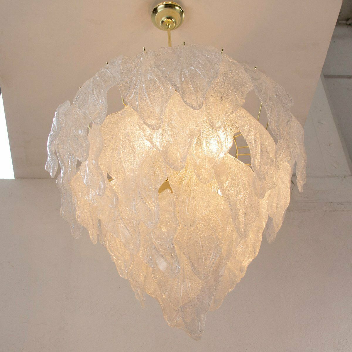 Vintage Italian Murano Glass Chandelier, 1990s photo vintage