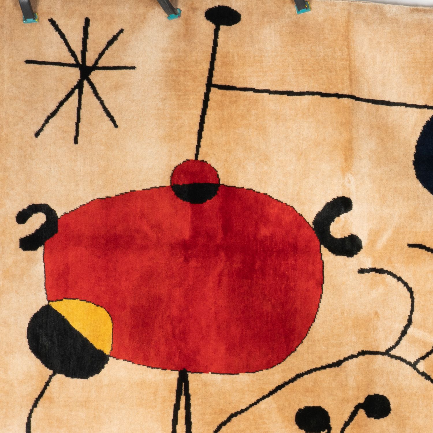 Tapestry,	Inspired	By	Joan	Miro. photo Textiles