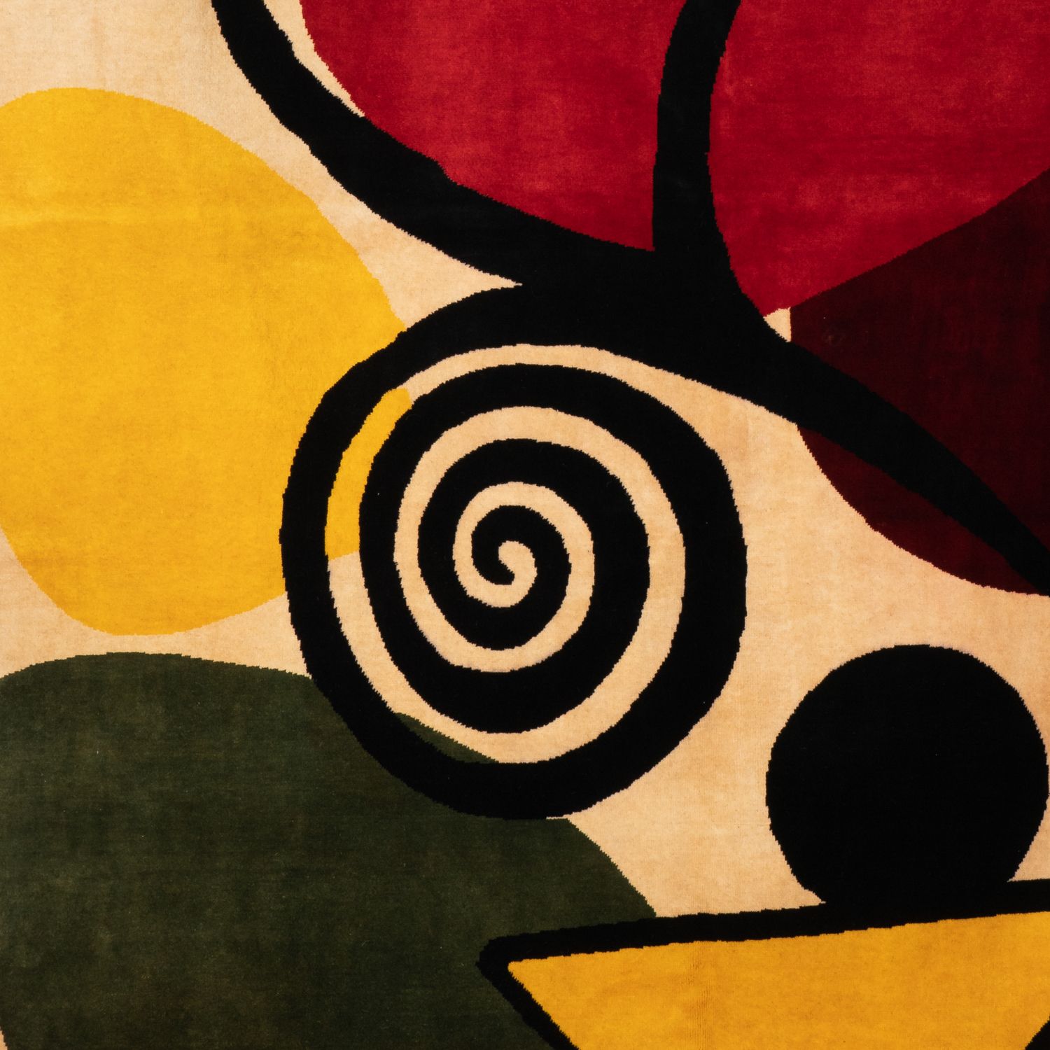 Tapestry Abstract	And	In Wool. photo furniture