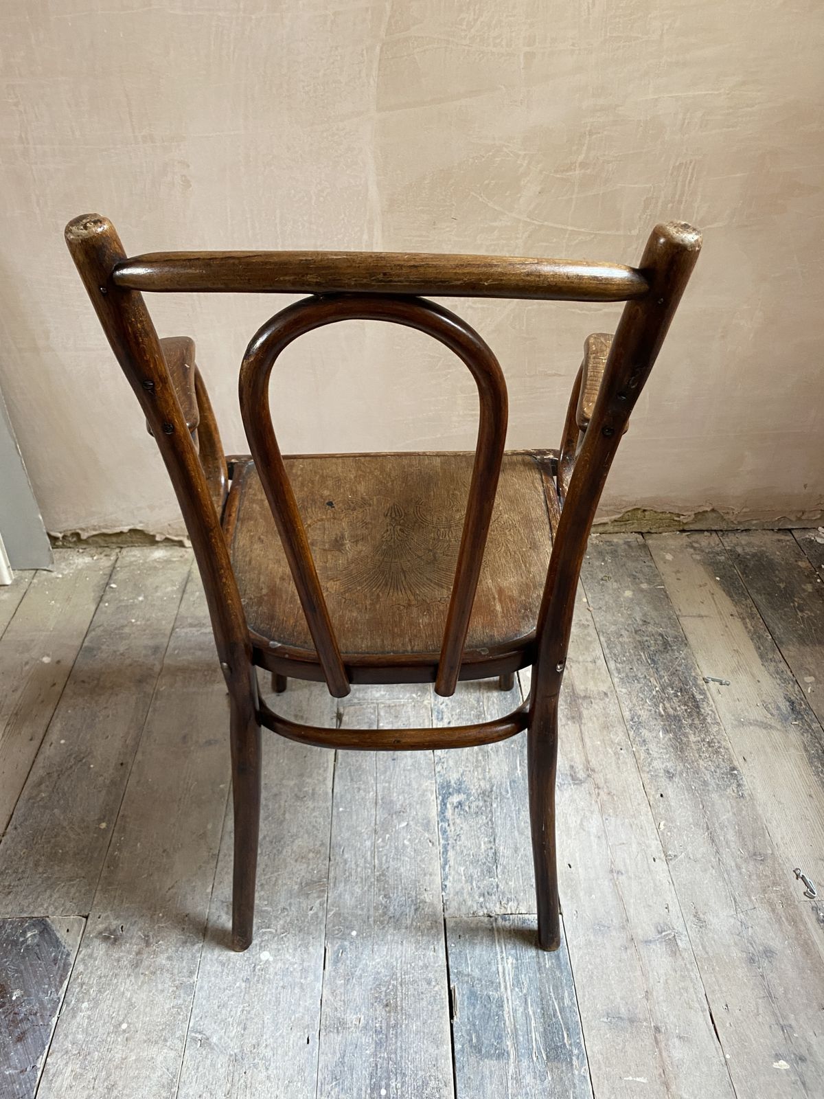 Bentwood Elbow Chair. Classic Design With Stamp On Seat photo for sale