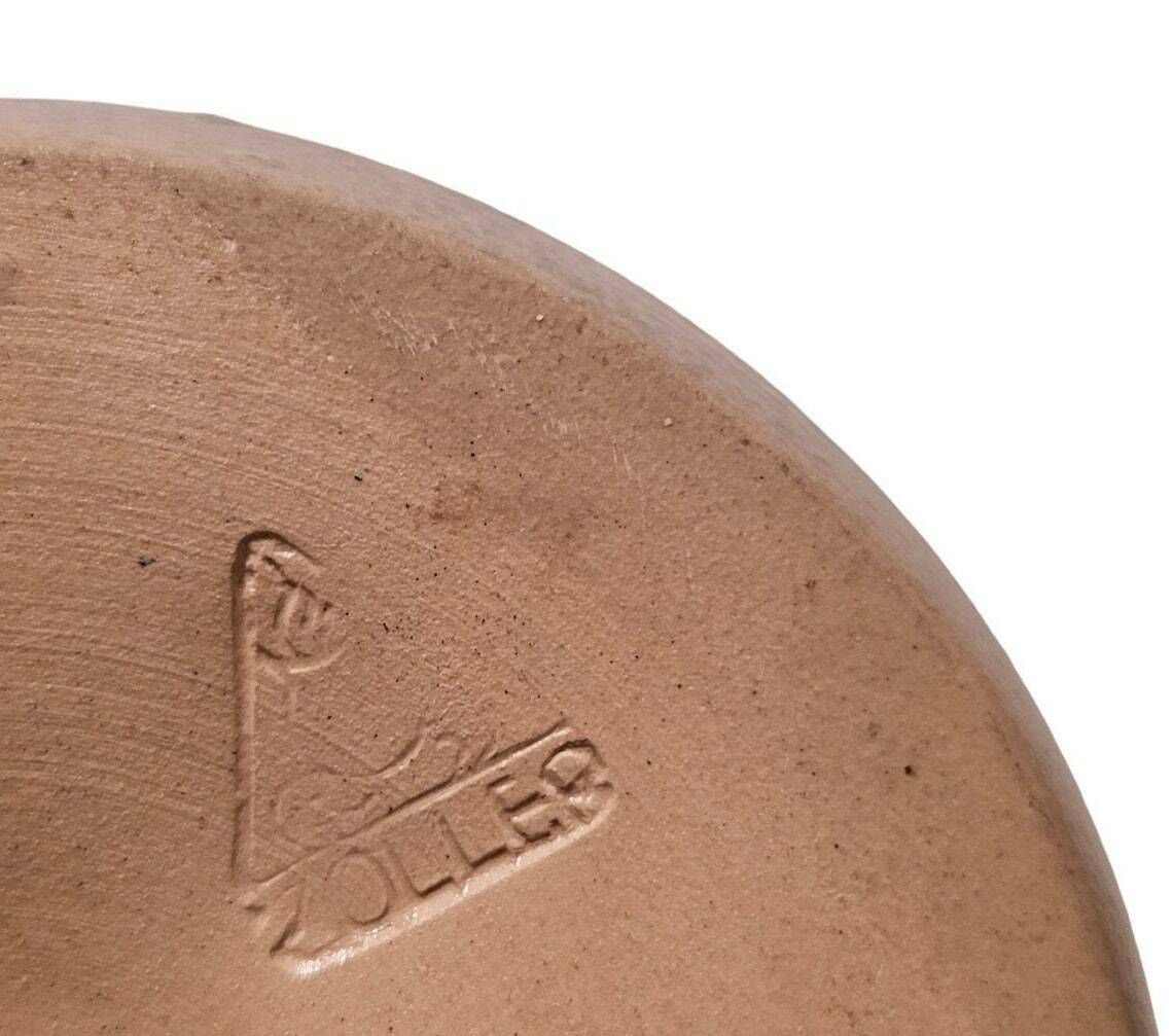 Rare Mid Century Modern Ceramic Vase By Zoller // West German Pottery Vase // Made In West Germany In 1960s photo for sale