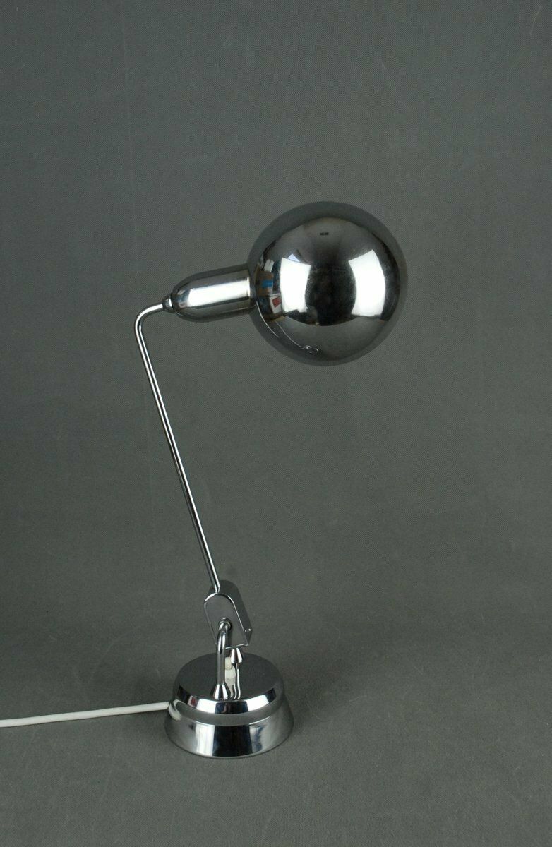 French Table Lamp By Yves Jujeau & Andre Mounique For Jumo, 1950s photo Lighting