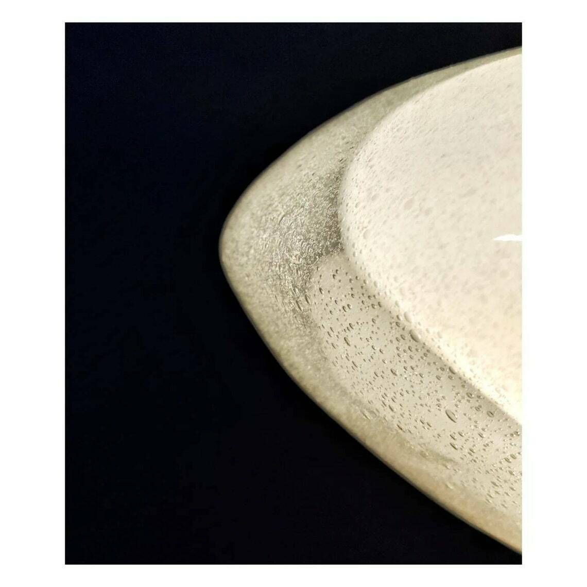 Extremely Rare Murano Glass Table Lamp By Carlo Nason // Bubvle Glass Table Lamp // Made In Italy In 1970s photo Lighting