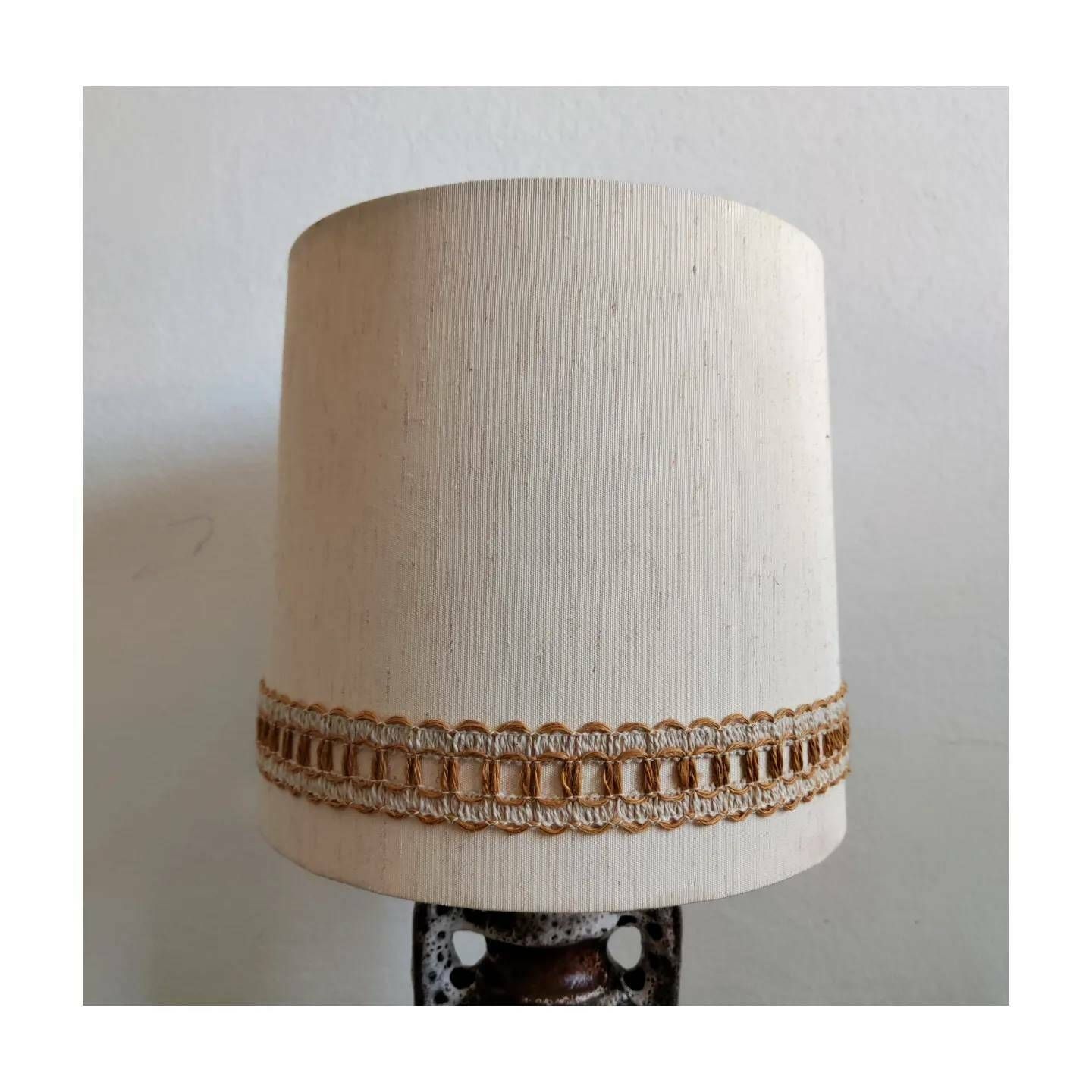 photo for sale Two Mid Century Modern Fat Lava Table Lamps By Walter Gerhards // 70s Ceramics Table Lamp // Made In West Germany In 1970s