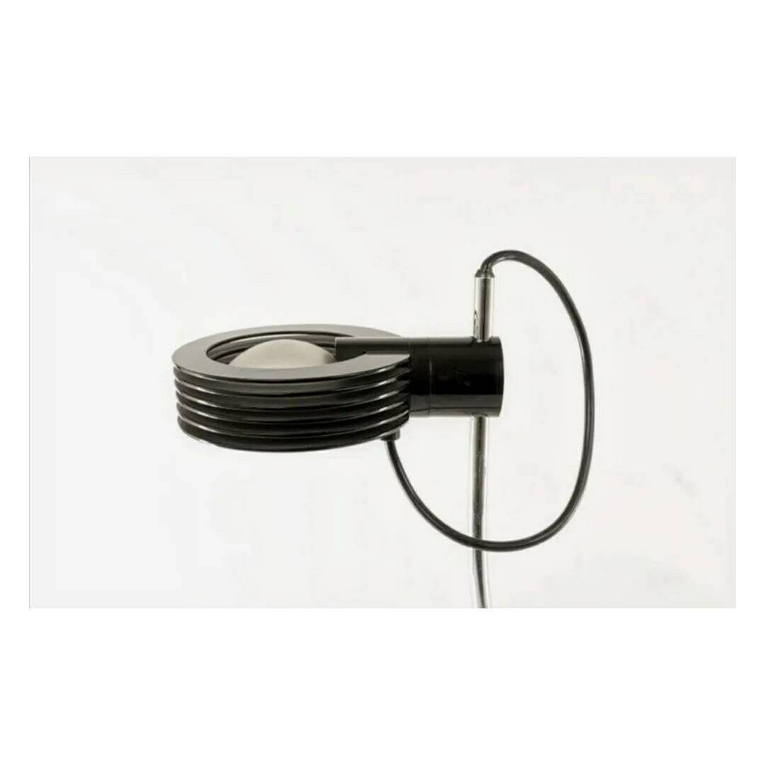 Space Age Halogen Lamp By Harvey Guzzini Model Cigno // Iguzzini Lamp // Black Guzzini Lamp // Made In Italy In 1970s photo furniture