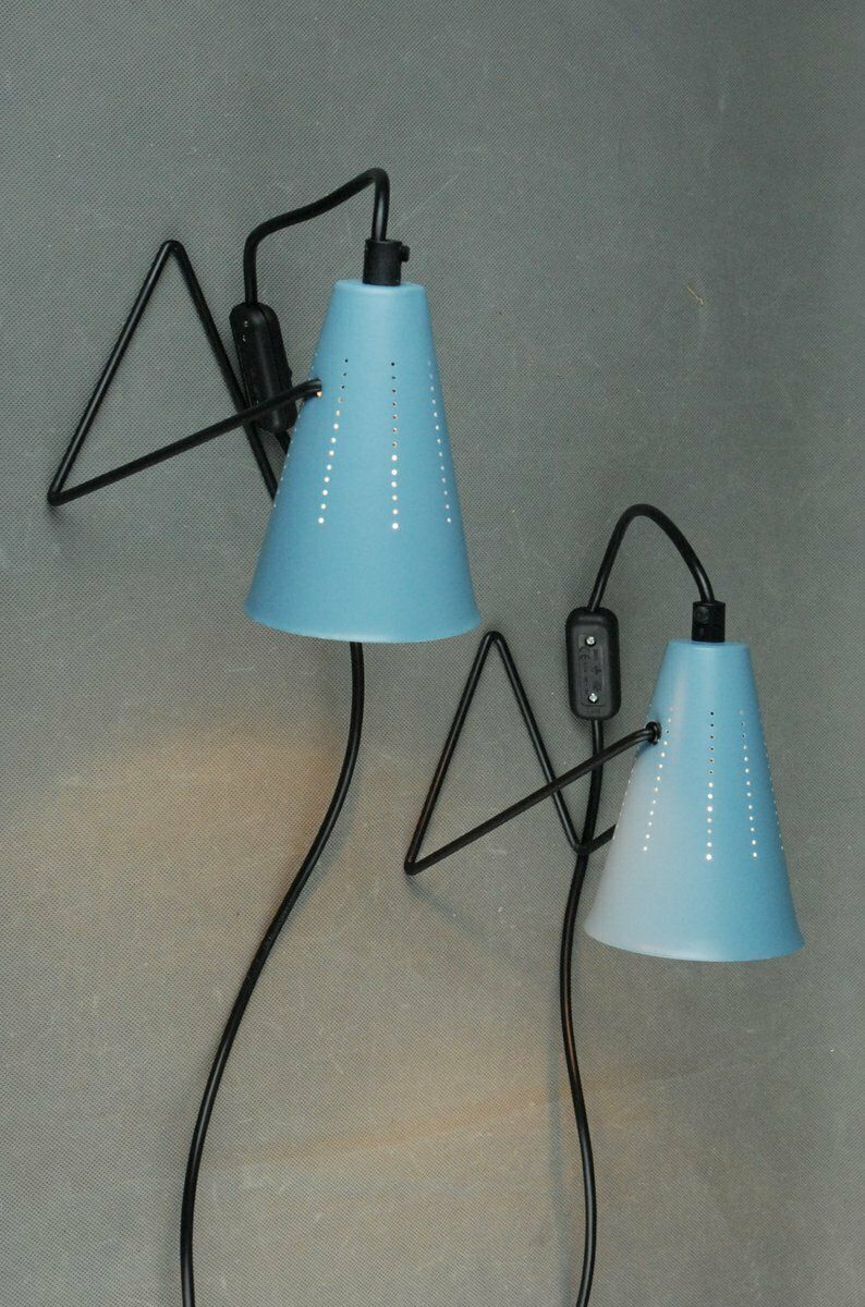 Wall Or Table Lamps By Svend Aage Holm Sørensen For Asea Sweden  1950s Set Of 2 photo 695.0