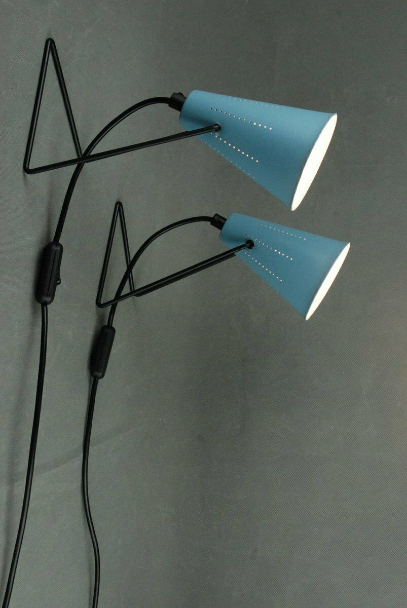 Wall Or Table Lamps By Svend Aage Holm Sørensen For Asea Sweden  1950s Set Of 2 photo vintage