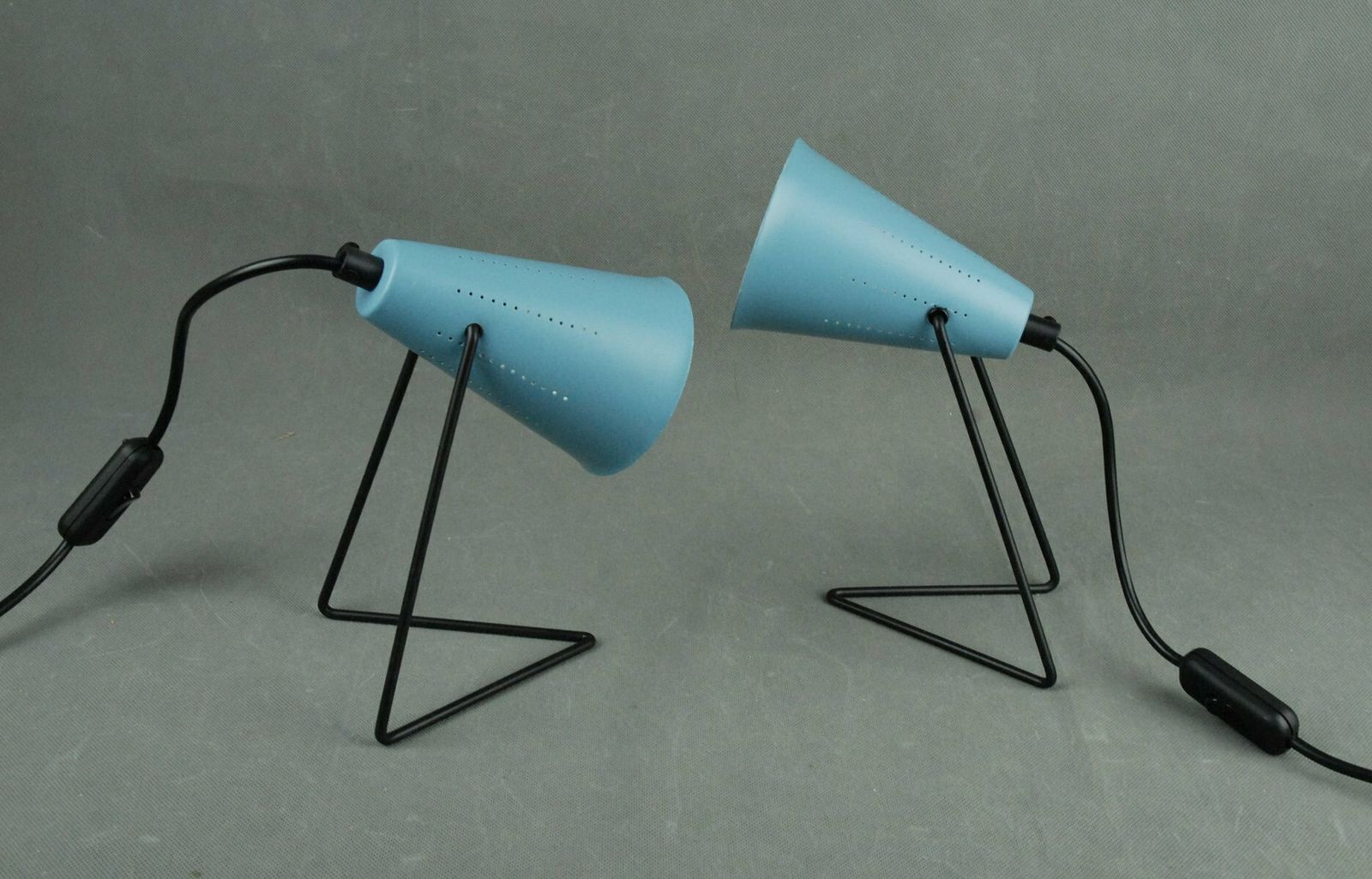 695.0 Wall Or Table Lamps By Svend Aage Holm Sørensen For Asea Sweden  1950s Set Of 2 photo