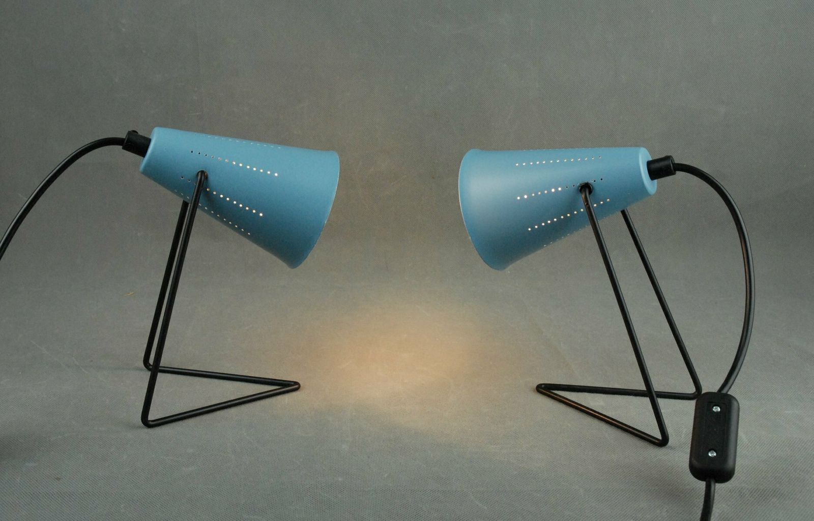 photo vintage Wall Or Table Lamps By Svend Aage Holm Sørensen For Asea Sweden  1950s Set Of 2