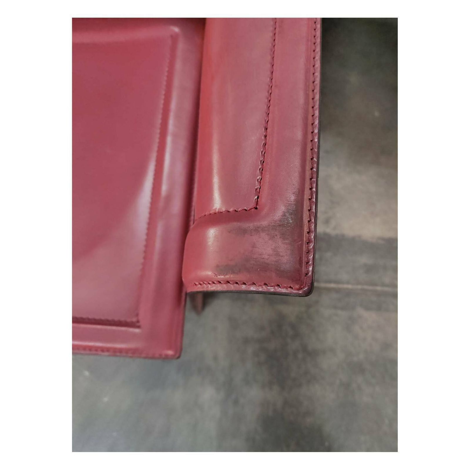 photo for sale Set Of 4 Leather Dining Chairs By Tito Agnoli For Matteo Grassi // Korium Chair By Tito Agnoli // Korium Armchair // Made In Italy In 1979