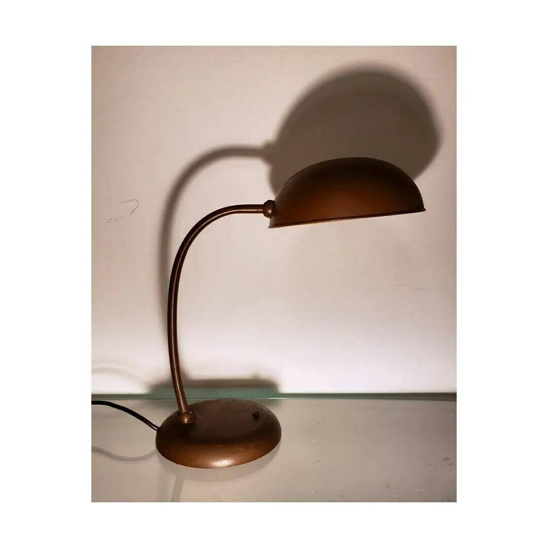 Rare Bauhaus Desk Lamp By Gecos // Vintahe Semi Adjustable Desk Lamp // Bauhaus Design // Made In Germany In 1940s photo buy
