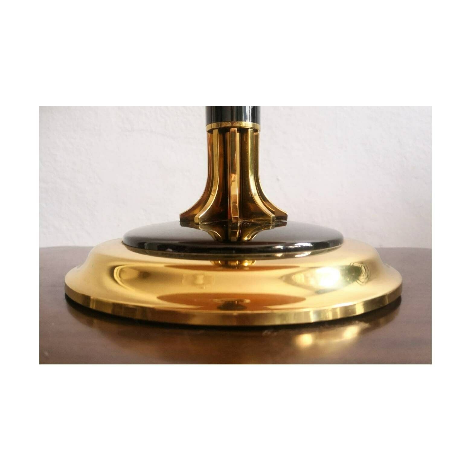 photo furniture Hollywood Regency Desk Lamp // Brass Lamp // Sculptural Lamp // Made In Italy In 1960s