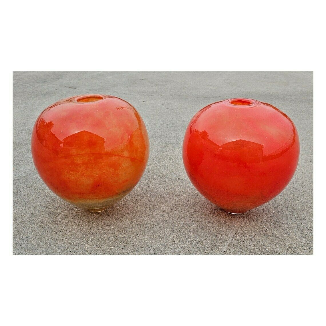 Rare Murano Glass Vase Done In Vibrant Red Glass // Stunning Murano Glass Vase // Made In Italy In 1950s photo buy