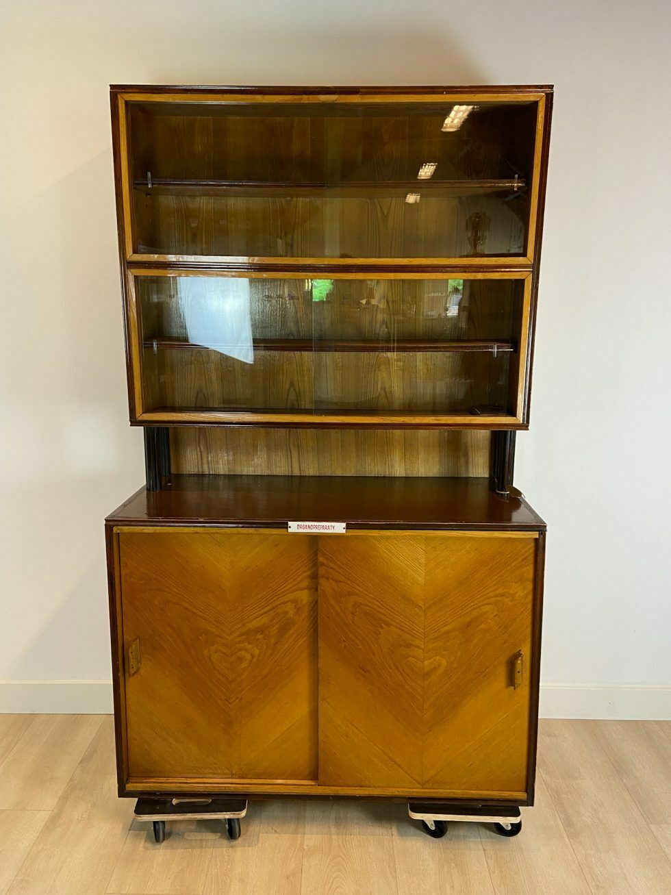 Characteristic Display Cabinet From The Old School, 1960's photo furniture