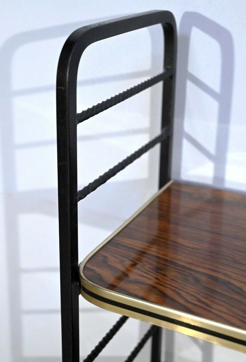 Pair Of Metal And Laminate Shelves – 1950 photo buy